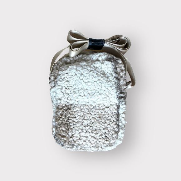 2/$25*when bundled* NWT Mytagalongs Hazel Mini Plaid Sherpa Crossbody - Picture 3 of 5